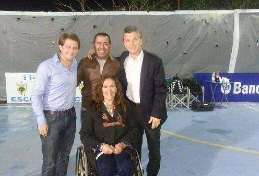 Macri pas� por San Fernando en su cierre de campa�a previo a las PASO