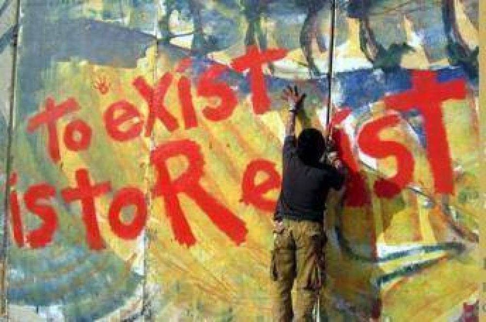 Artista mexicano realizar un mural en la Embajada Palestina en Argentina