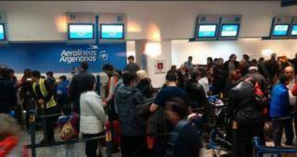 Se suspendieron los vuelos a Buenos Aires
