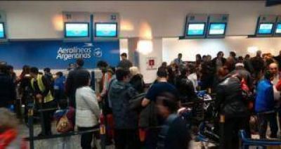 Se suspendieron los vuelos a Buenos Aires