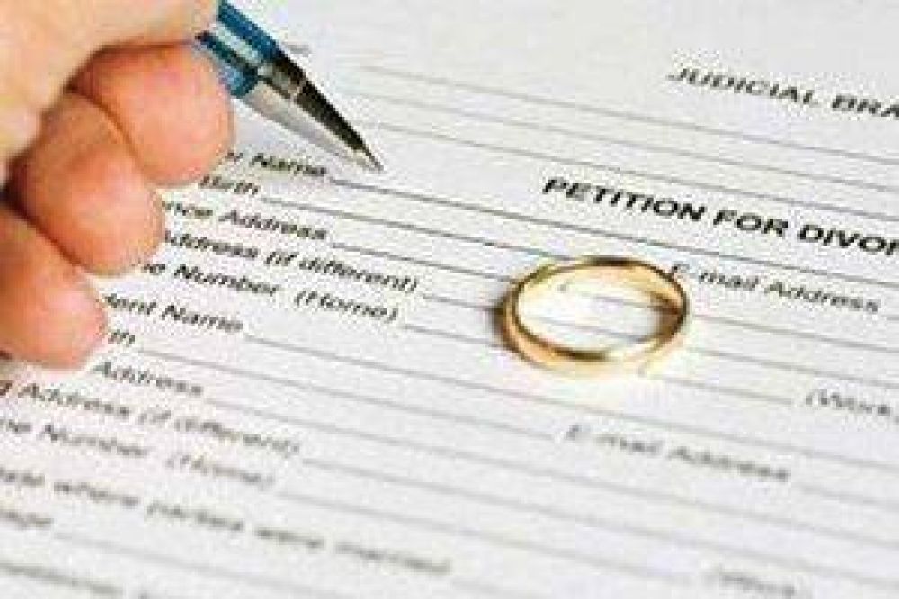 Divorcios: en la provincia han ingresado 7 demandas, entre nuevas y adecuaciones