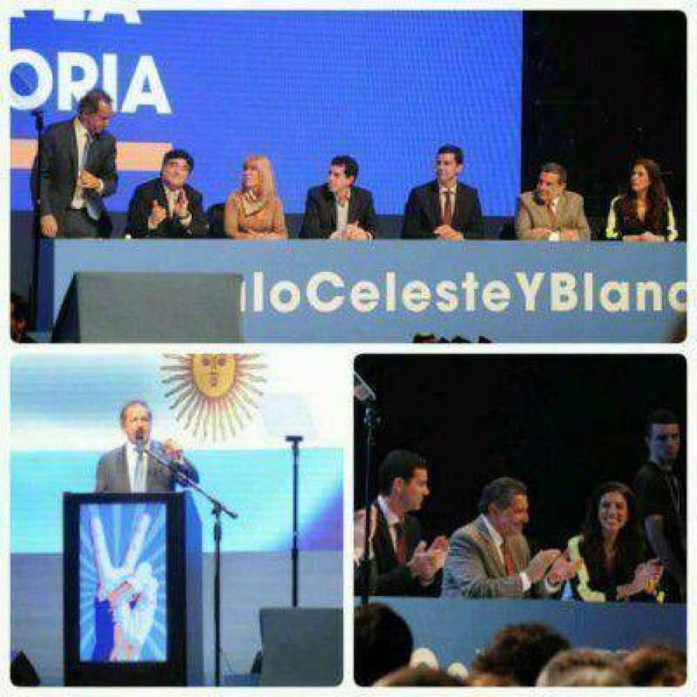 La gobernadora particip� del acto de cierre de campa�a de Daniel Scioli