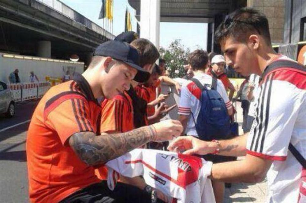 River ya est� en Alemania, su escala antes de llegar a Jap�n
