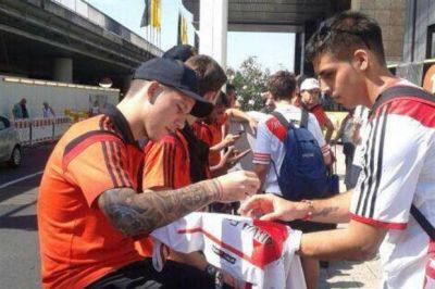 River ya est� en Alemania, su escala antes de llegar a Jap�n