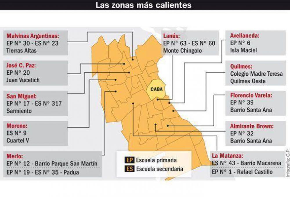 Cu�les son las 13 escuelas bonaerenses donde el PRO m�s le teme al fraude