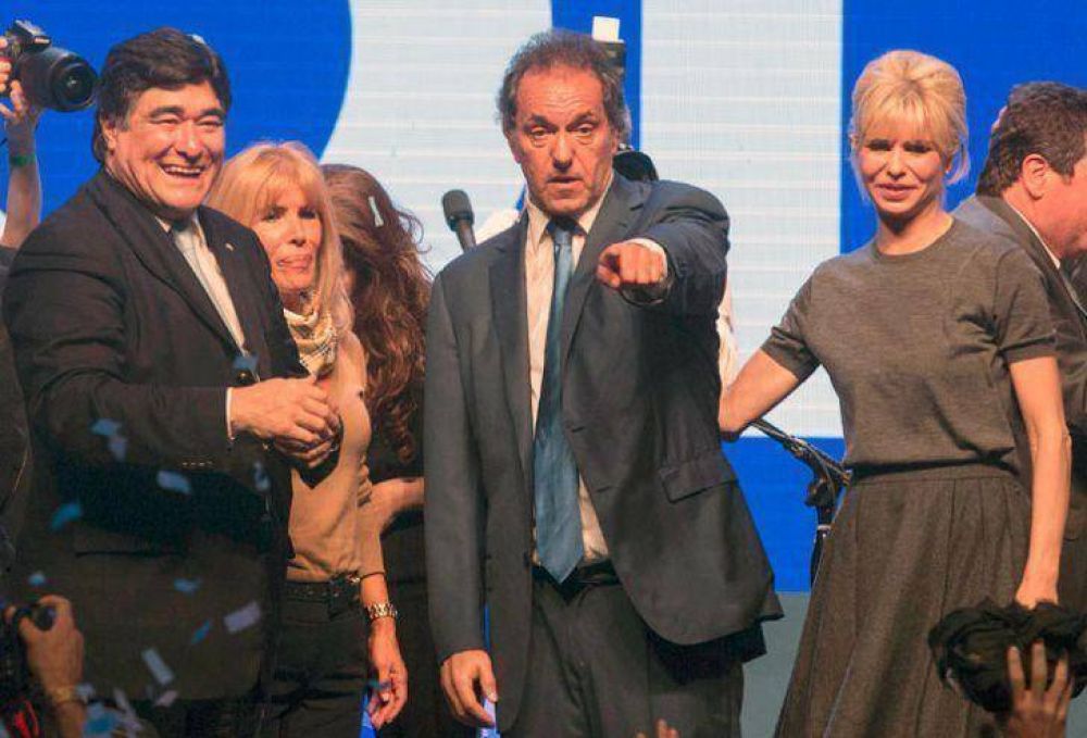 A Scioli, el temporal no le permiti� distenderse durante la veda