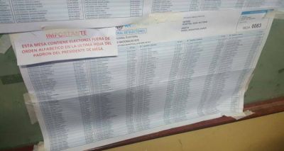 Paso 2015: Errores en los padrones de las escuelas 11 y 4