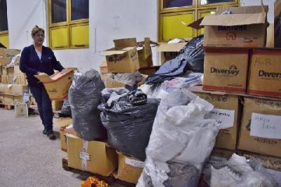 Se multiplican los sitios de recepci�n de donaciones