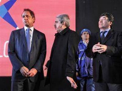 Scioli retom� la campa�a e hizo un p�blico respaldo a An�bal Fern�ndez