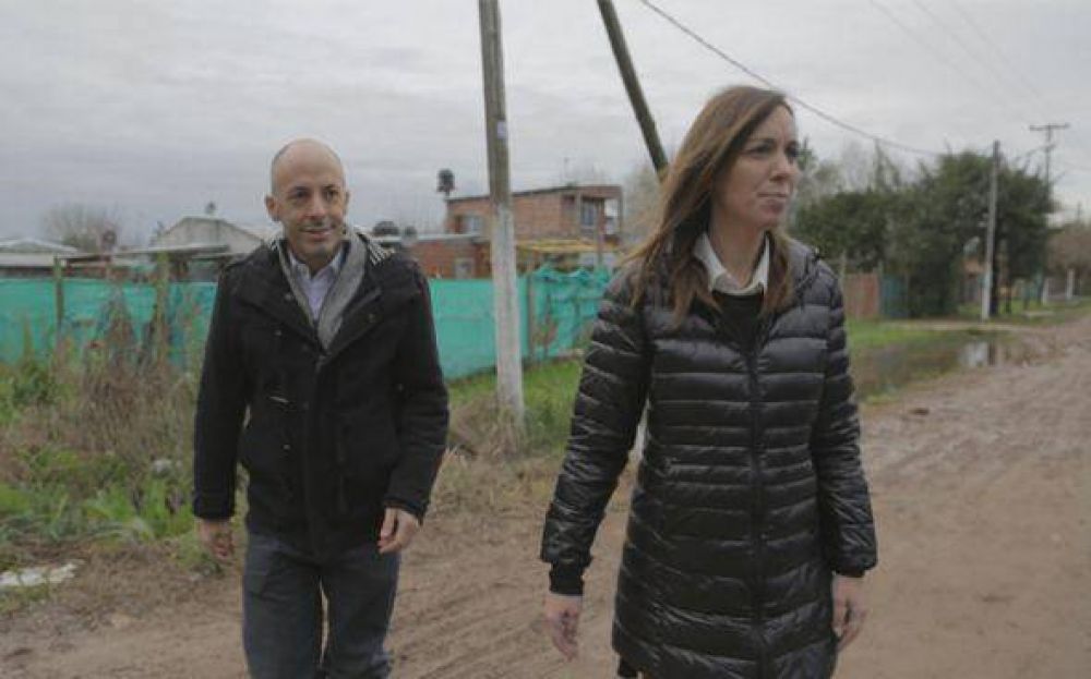 Con cr�ticas por falta de obras, Eugenia Vidal recorri� zonas inundadas de Pilar