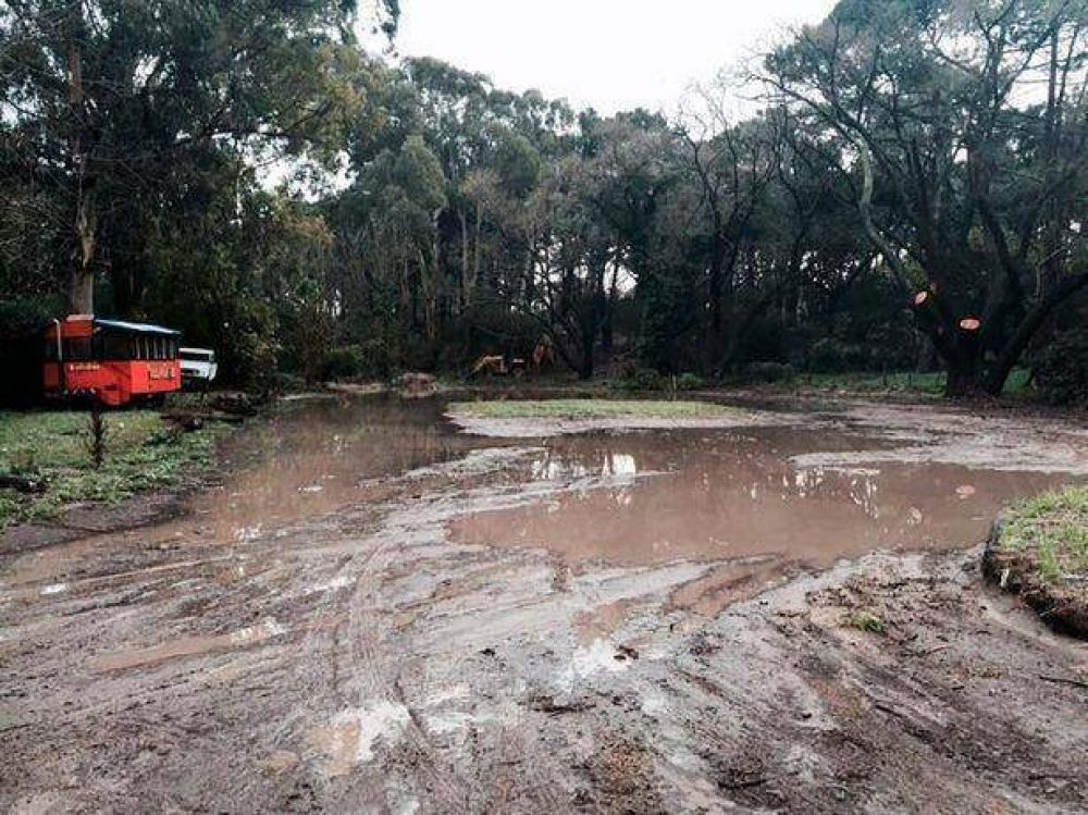 A d�as de inaugurarse la ChocoGesell, la comuna recuper� la entrada del Pinar que estaba inundada