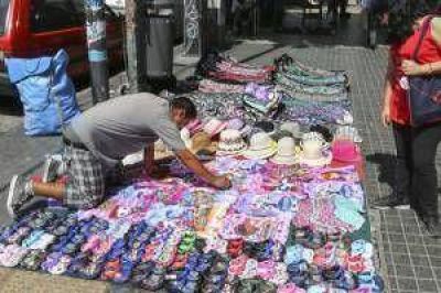 La venta ilegal callejera aument� 21,2% en la Ciudad