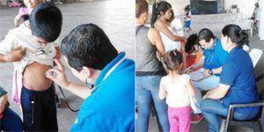 Clorinda: profesionales de la salud asisten a la totalidad de familias evacuadas