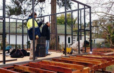 Avanza la construcci�n del Centro de Gesti�n Comunitaria en el Delta