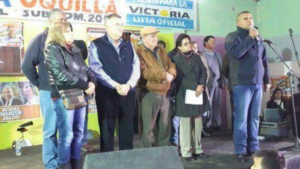 Jaldo particip� un acto en Monteagudo