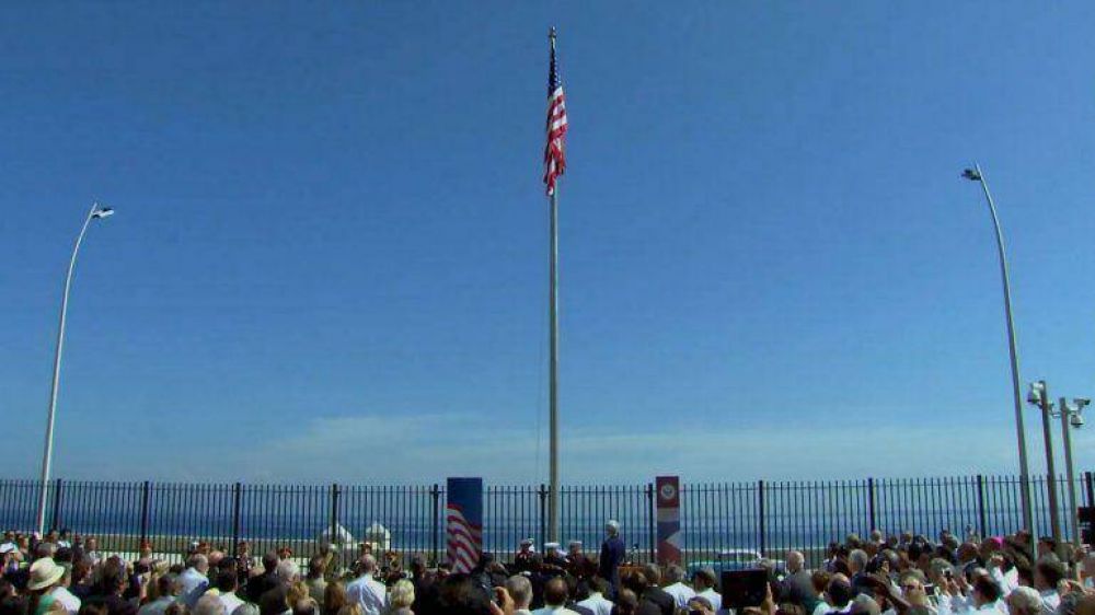 EEUU iz� su bandera en la embajada de La Habana despu�s de 54 a�os
