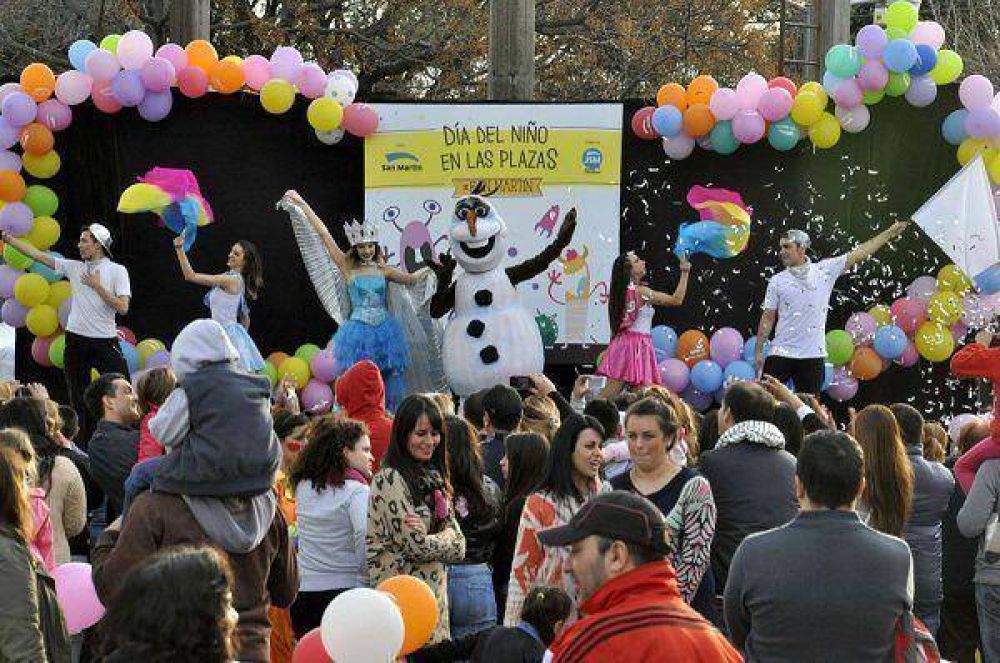 En el D�a del Ni�o, las plazas de San Mart�n volvieron a ser una fiesta