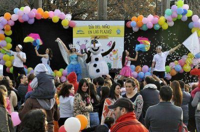 En el D�a del Ni�o, las plazas de San Mart�n volvieron a ser una fiesta