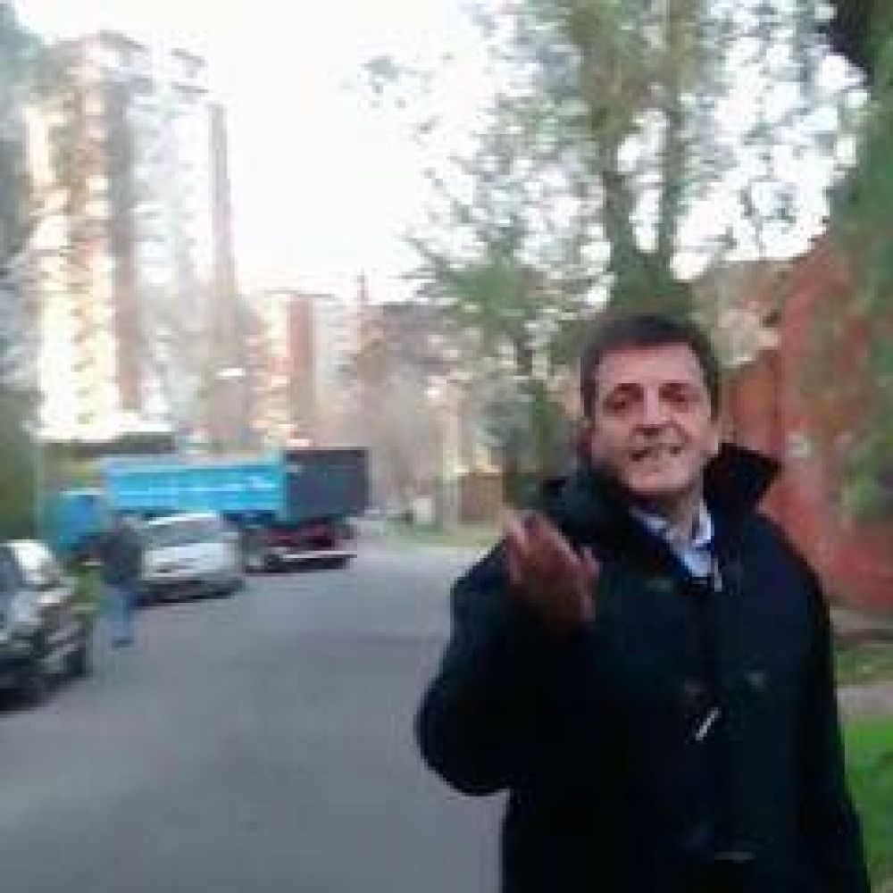 Massa insult� a vecinos de Tigre que le reclamaban obras