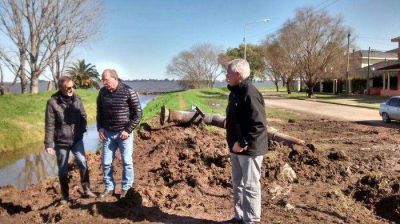 Recorri� el intendente distintos sitios afectados por las lluvias