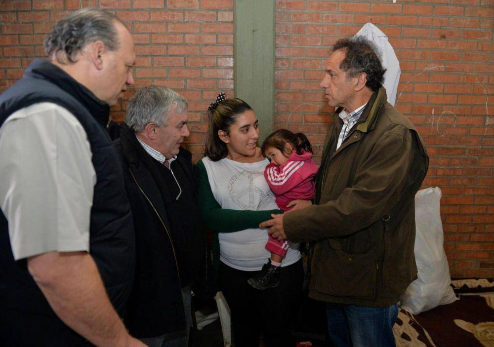 La soluci�n de Scioli: �Hay que hacer obras con financiamiento internacional�