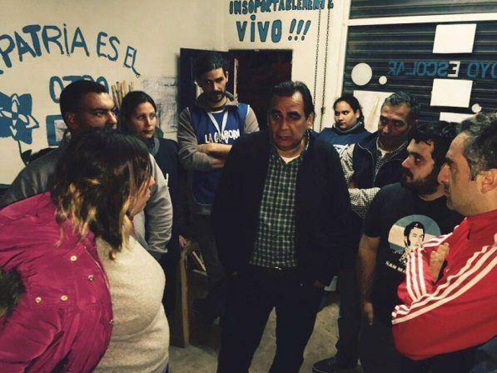 Jos� Molina con el Ministro de Salud y el Diputado Larroque