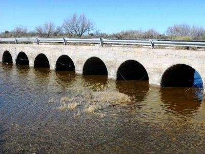 Lleg� el r�o Atuel a Algarrobo del �guila