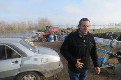 Se trabaja para evitar que el agua ingrese a la ciudad