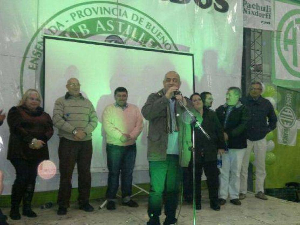 Se present� la lista Verde y Blanca de ATE que impulsa la candidatura de Vicente Ignomiriello