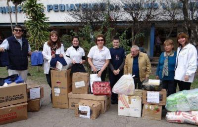 Ciudad Limpia entreg� nuevas donaciones al Pedi�trico