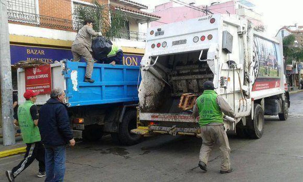 Recolecci�n de residuos en Tigre