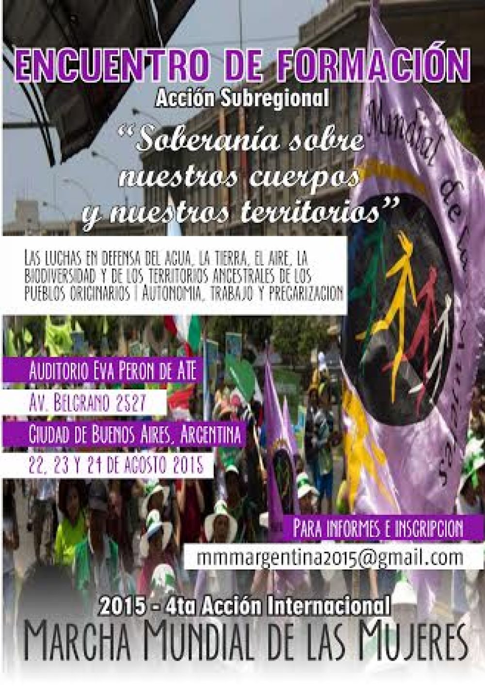 Marplatenses participar�n del Encuentro de la Marcha Mundial de las Mujeres