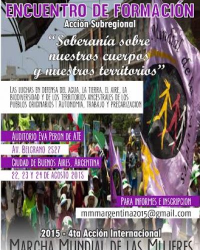 Marplatenses participar�n del Encuentro de la Marcha Mundial de las Mujeres