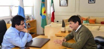 Inundaciones en Roque P�rez: Gasparini se reuni� con Arl�a