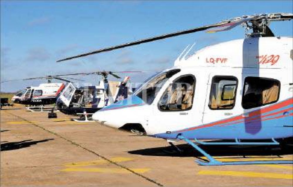 La provincia sum� otro helic�ptero y espera un cuarto para septiembre