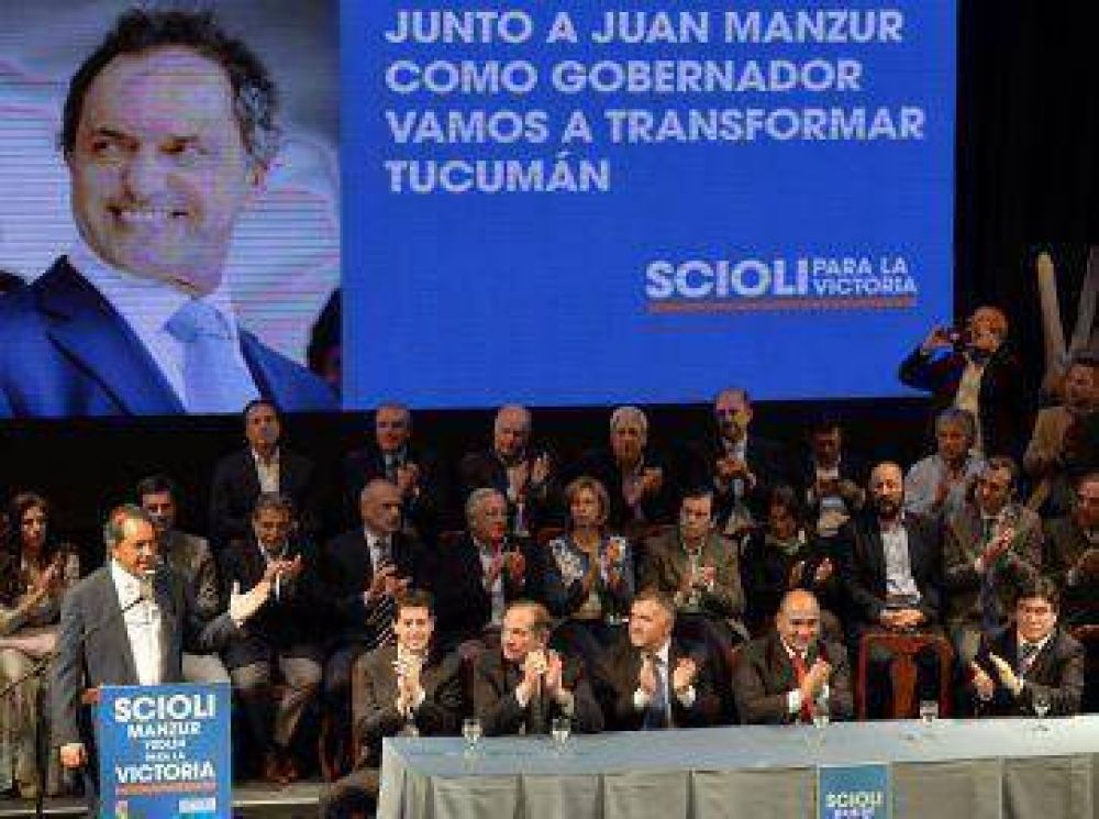 Scioli, en la previa de la contienda tucumana