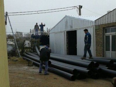Avanza construcci�n de la planta de �smosis
