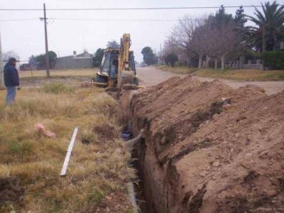 Crece la red cloacal, a�n en los sectores m�s alejados.