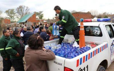 Profundizan el operativo de asistencia para los afectados por las inundaciones en Pilar