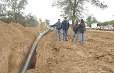 Avanza la obra del acueducto en El Impenetrable