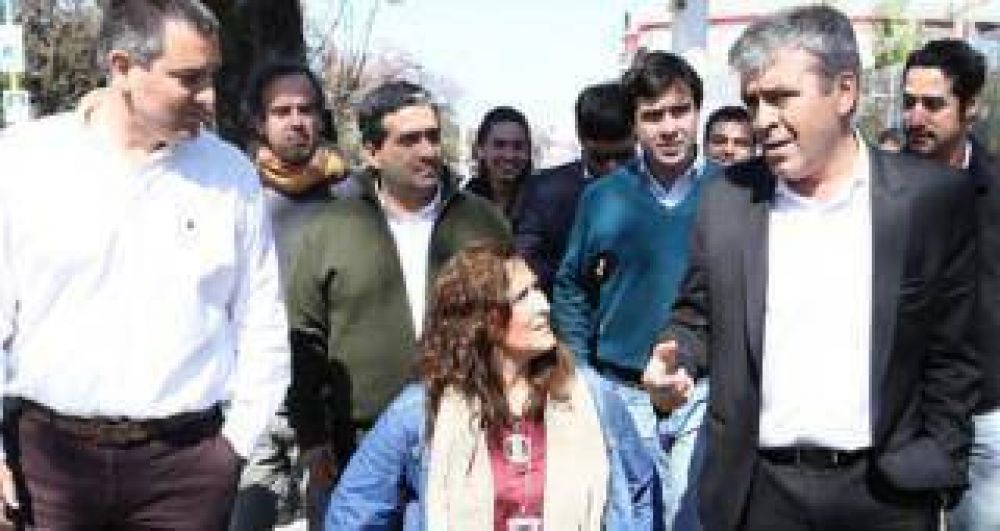Gabriela Michetti vino a apoyar la candidatura de Jos Cano