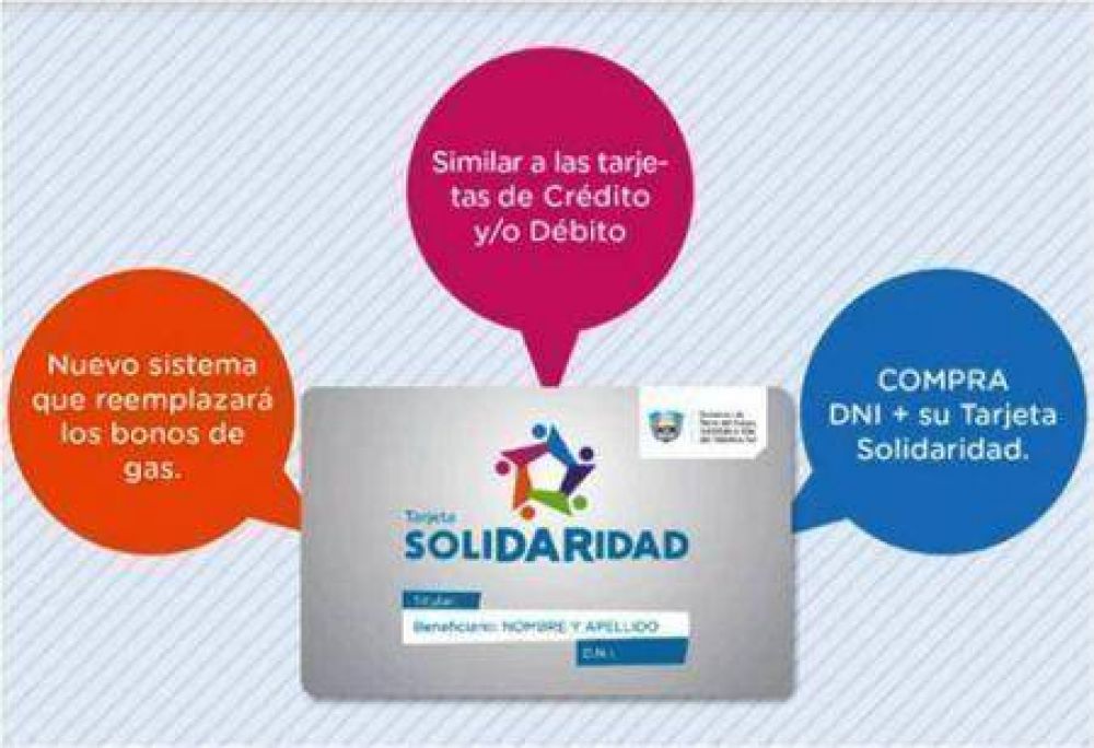 Prueba piloto para reemplazar los bonos de gas