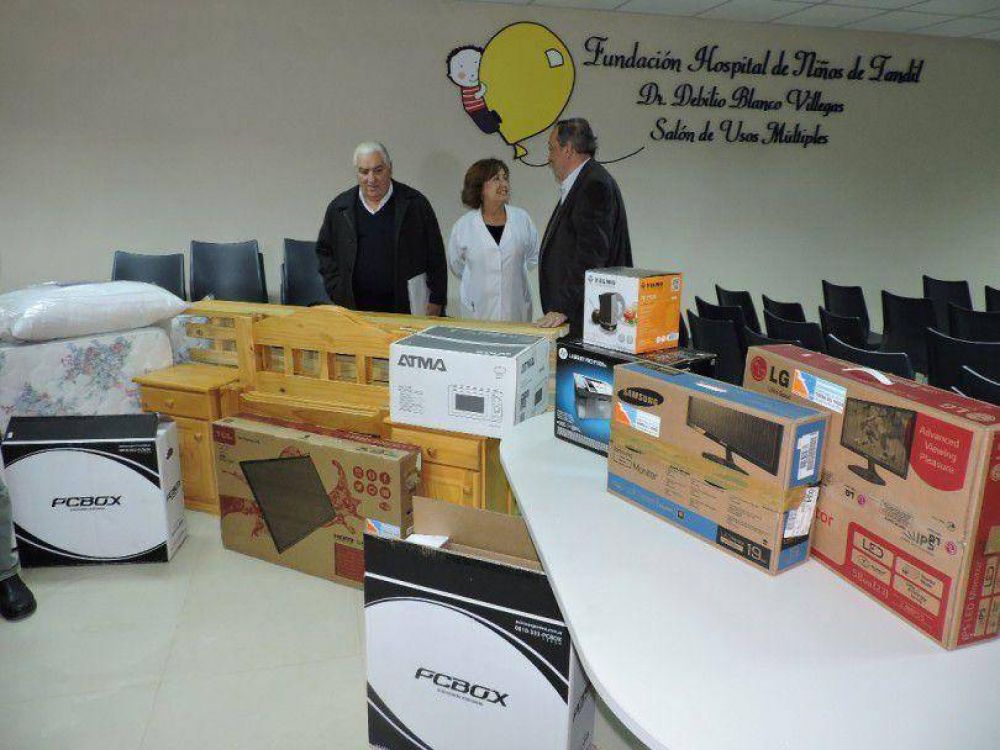 El Hospital de Nios recibi una donacin de mobiliario