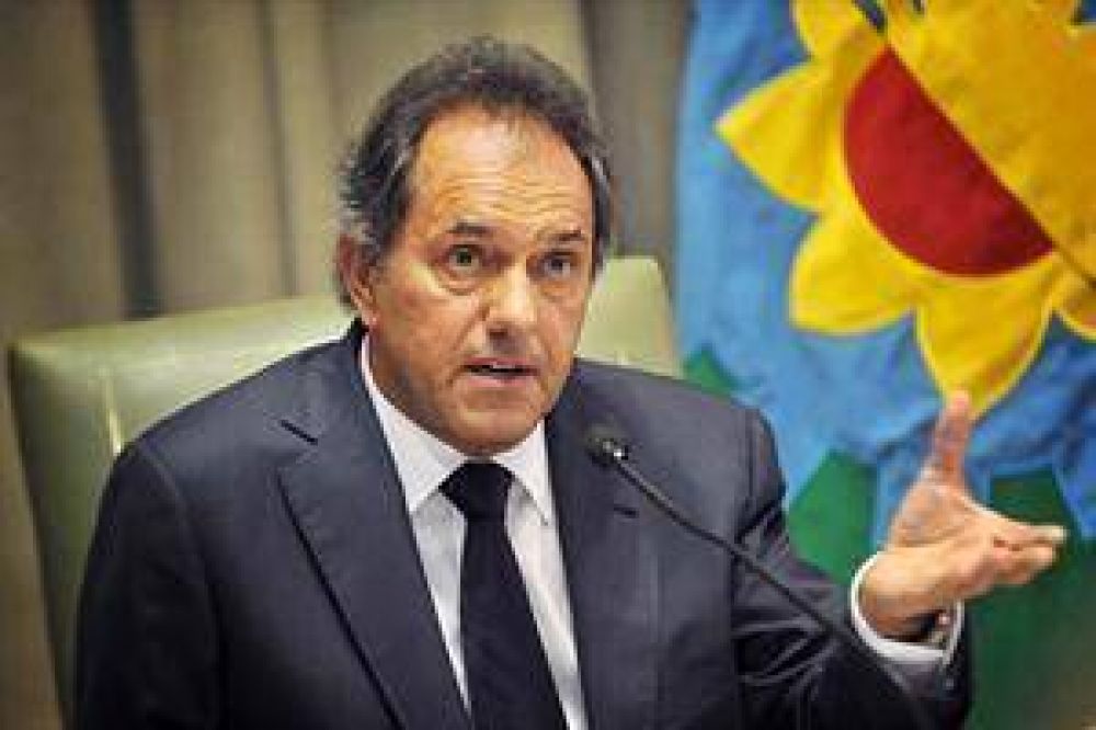 Scioli declar� bienes por $ 13 millones, una suba de casi 1000% desde 2007
