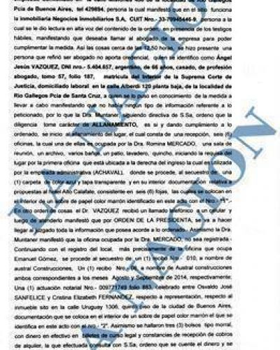 Encuentran pruebas clave del nexo comercial entre los Kirchner y B�ez