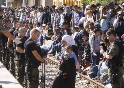 Entraron m�s de 8000 refugiados a Serbia en un solo d�a