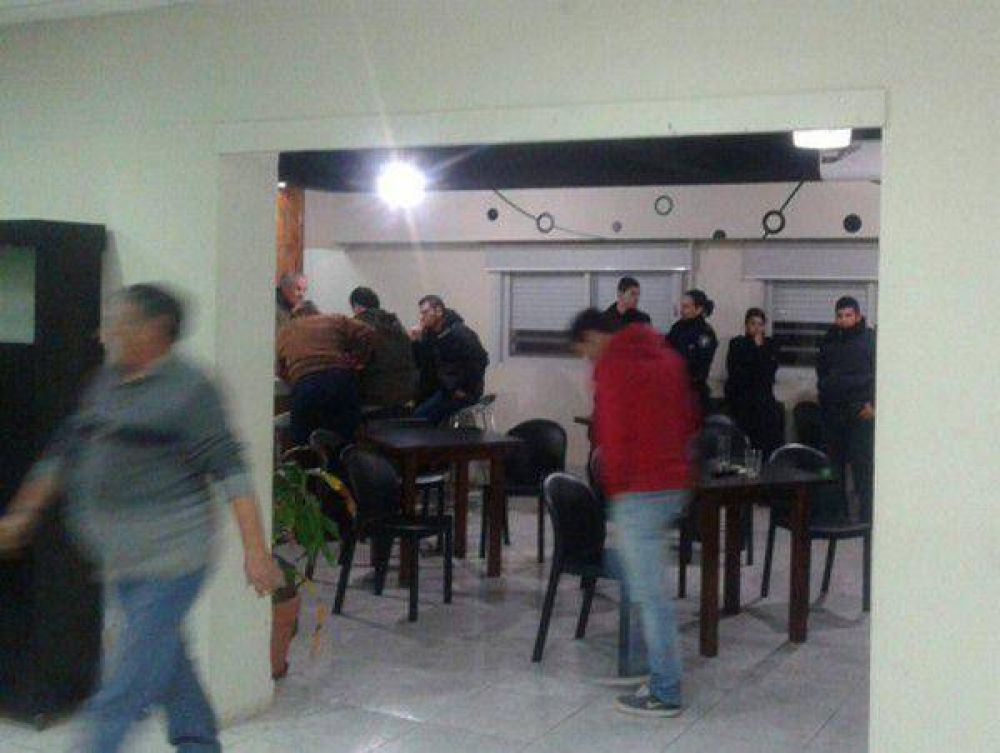 Allanaron el supuesto casino clandestino