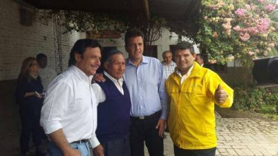 Massa, junto a S�enz, insisti� en Aguas Blancas con darle guerra al narcotr�fico