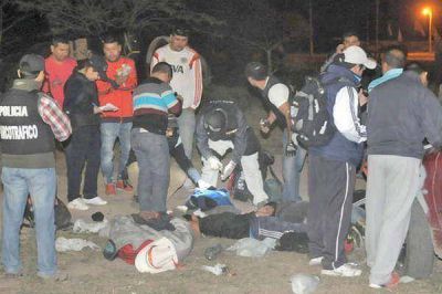 Graves disturbios y cinco narcotraficantes detenidos en San Gil