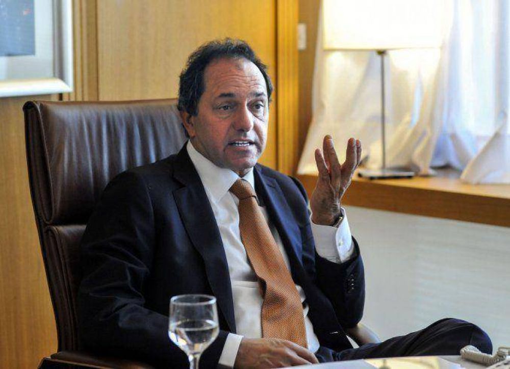 Daniel Scioli en Radio 10: 